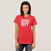 T-shirt Sécurité des femmes Modèles blanches profondes (Devant entier)