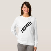 T-shirt Sécurité double face pour femmes personnalisées en (Devant entier)