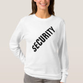 T-shirt Sécurité double face pour femmes personnalisées en (Devant)