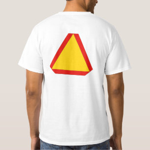 T-shirt Sécurité Marche à vélo jogging Signe de mouvem