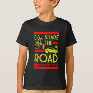 T-shirt Sécurité routière à bicyclette