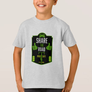T-shirt Sécurité routière à bicyclette