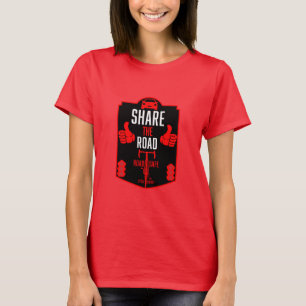 T-shirt Sécurité routière à bicyclette