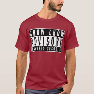 T-shirt Sécurité sans fil consultative de bouffe de bouf