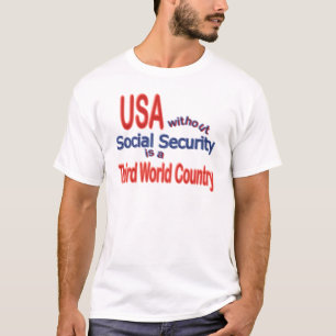 T-shirt Sécurité sociale Etats-Unis ! Personnalisez le
