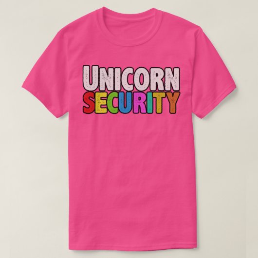 T-shirt Sécurité Unicorn (Design devant)