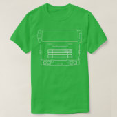 T-shirt Seddon Atkinson 400 classique camionnette contour  (Design devant)