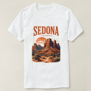 T-shirt Sedona Arizona désert de roche rouge Vacances Voya