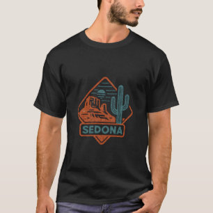 T-shirt Sedona Arizona Rétro Vintage Souvenir Randonnée Mo