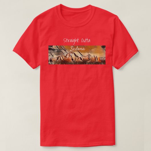 T-shirt Sedona Skyline Red Rock (Design devant)