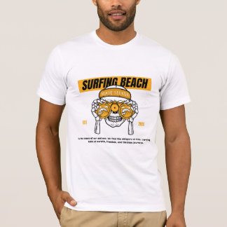 T-shirt See the Waves, Fear No Tides; Sufer Summer