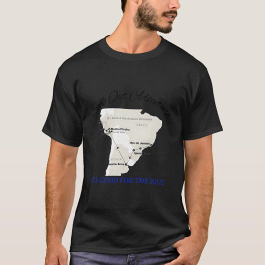 T-shirt Seek Out Adventure It'S For The Soul (Devant)