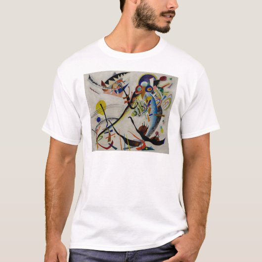 T-shirt Segment bleu Kandinsky (Devant)
