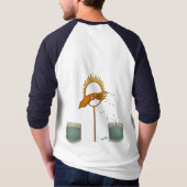 T-shirt Seiche giclante (Dos)