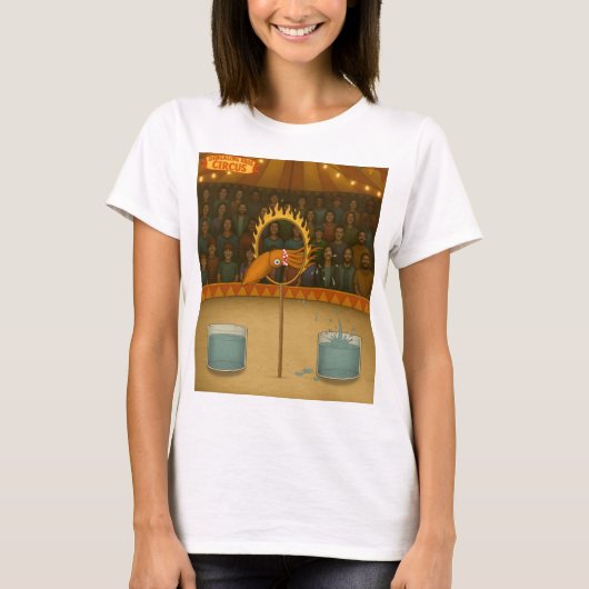 T-shirt Seiche giclante (Devant)