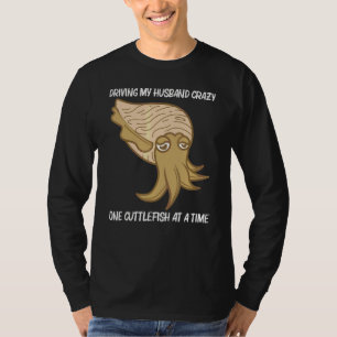 T-shirt Seiche Pour Les Femmes Mère Créature Marine Animal