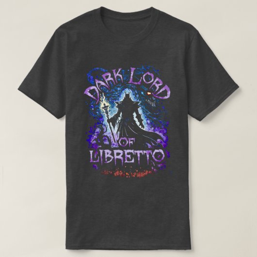 T-shirt Seigneur Dark De Libretto (Design devant)
