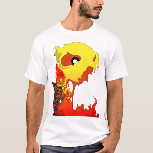 T-shirt Seigneur de la guerre squelettique - Chibi - (Devant)