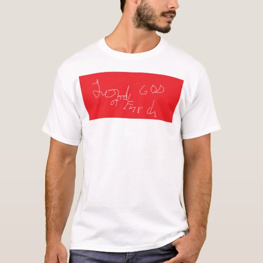 T-shirt SEIGNEUR DIEU d'Énoch (Devant)