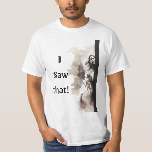 T-shirt Seigneur Jésus "J'ai vu ça" Hommes (Devant)