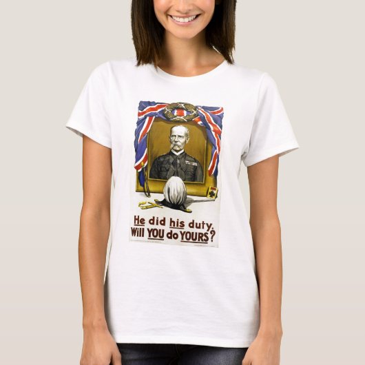 T-shirt Seigneur Kitchener (Devant)