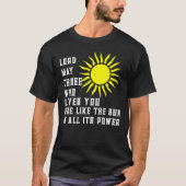 T-shirt Seigneur Que Ceux Qui T'Aiment Brillent Comme Le S (Devant)