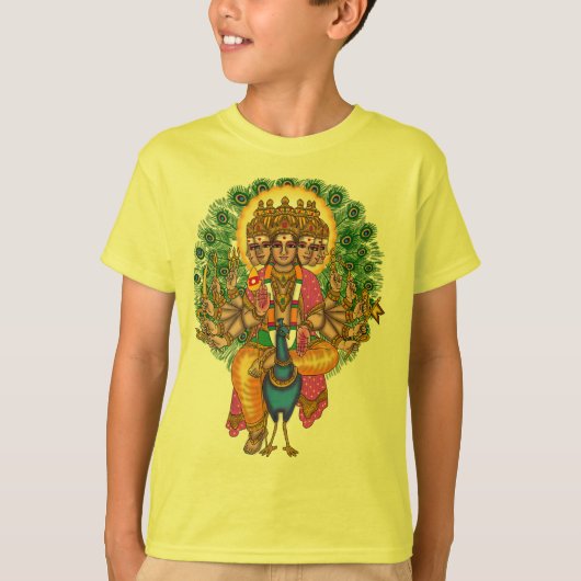 T-Shirt Seigneur Skanda (Devant)