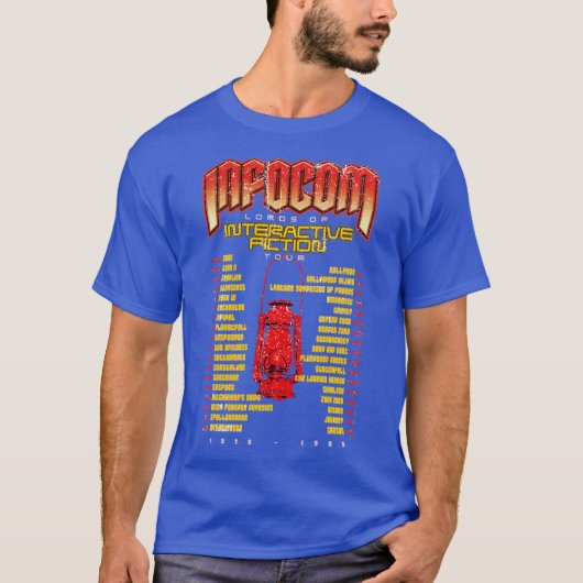 T-shirt Seigneurs d'Infocom de la fiction interactive (Devant)