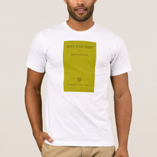 T-shirt Sein Und Zeit/jaune de Heidegger de être et de