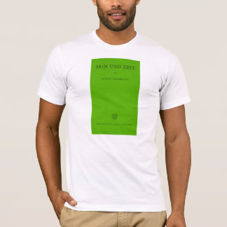 T-shirt Sein Und Zeit/vert de Heidegger de être et de