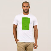 T-shirt Sein Und Zeit/vert de Heidegger de être et de (Devant entier)