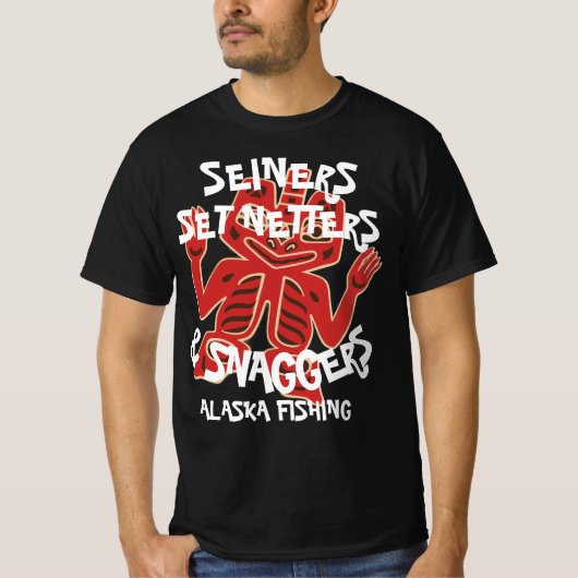 T-SHIRT SEINERS SET NETTERS & SNAGGERS WHITTIER ALASKA (Devant)