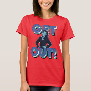 T-shirt Seinfeld Elaine - Sortez !