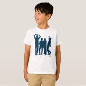 T-shirt Seinfeld | Graphique de silhouette de groupe (Devant entier)