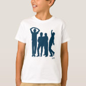 T-shirt Seinfeld | Graphique de silhouette de groupe (Devant)
