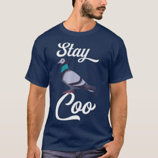 T-shirt Séjour Coo Pigeon Séjour Cool Amateurs d'oiseaux C