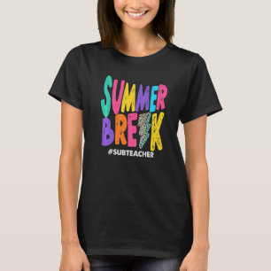 T-shirt Séjour d'été Sous-enseignant Vacances d'été B