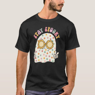 T-shirt Séjournez Éffrayant Halloween Super Mignonne Pour