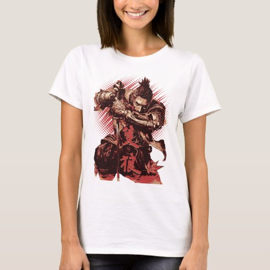 T-shirt Sekiro Ombres Mourir Deux Fois T-ShirtSekiro Ombre (Devant)