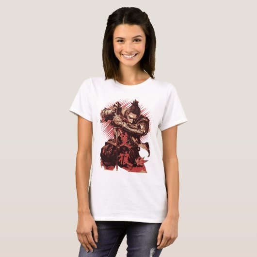 T-shirt Sekiro Ombres Mourir Deux Fois T-ShirtSekiro Ombre (Devant entier)