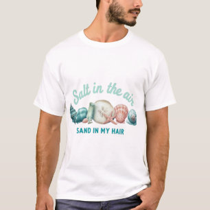 T-shirt Sel dans l'Air, Sable dans mes Cheveux – Vibes Côt