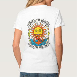 T-shirt Sel dans le sang Aventure nautique Soleil & Ancre