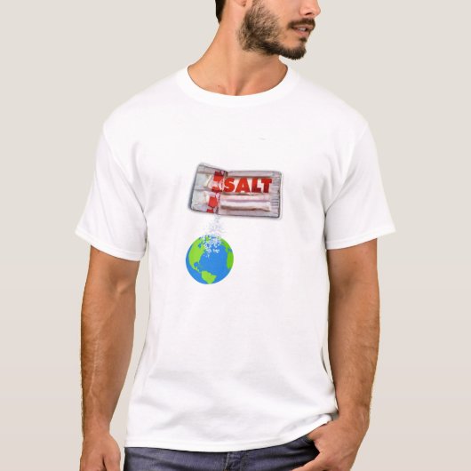 T-shirt sel de la terre (Devant)