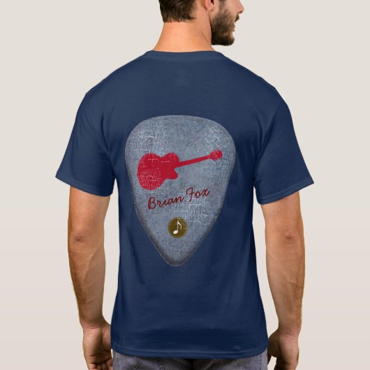 T-shirt sélection de la guitare T personnalisée (Dos)