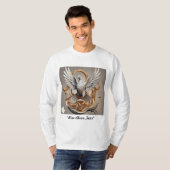 T-shirt "S'élever au-dessus de la peur" (Devant entier)