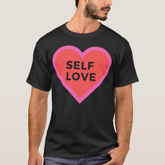 T-shirt SELF LOVE girl (Devant)
