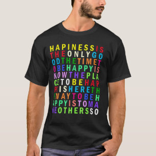 T-shirt Self Love Smile Happy Cote Rainbow Gratule K