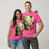 T-shirt Selfie Alien Avec Pegasus (Unisexe)