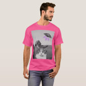 T-shirt Selfie De Chat Ufo (Devant entier)