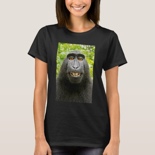 T-shirt Selfie de singe (Devant)